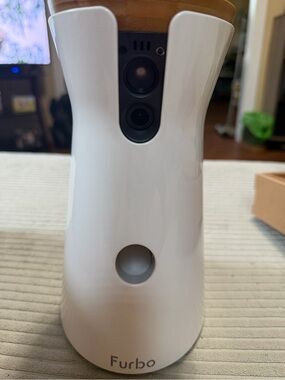 Furbo Pet Camera - White - Smart Dog Camera with Treat Tossing